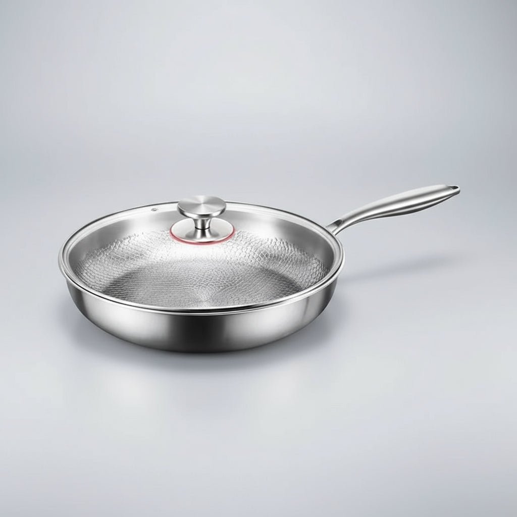 Premium Titanium Hammered Non-Stick Frying Pan for Durable, Chemical-Free Cooking and Superior Heat Performance