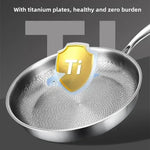 Premium Titanium Hammered Non-Stick Frying Pan for Durable, Chemical-Free Cooking and Superior Heat Performance