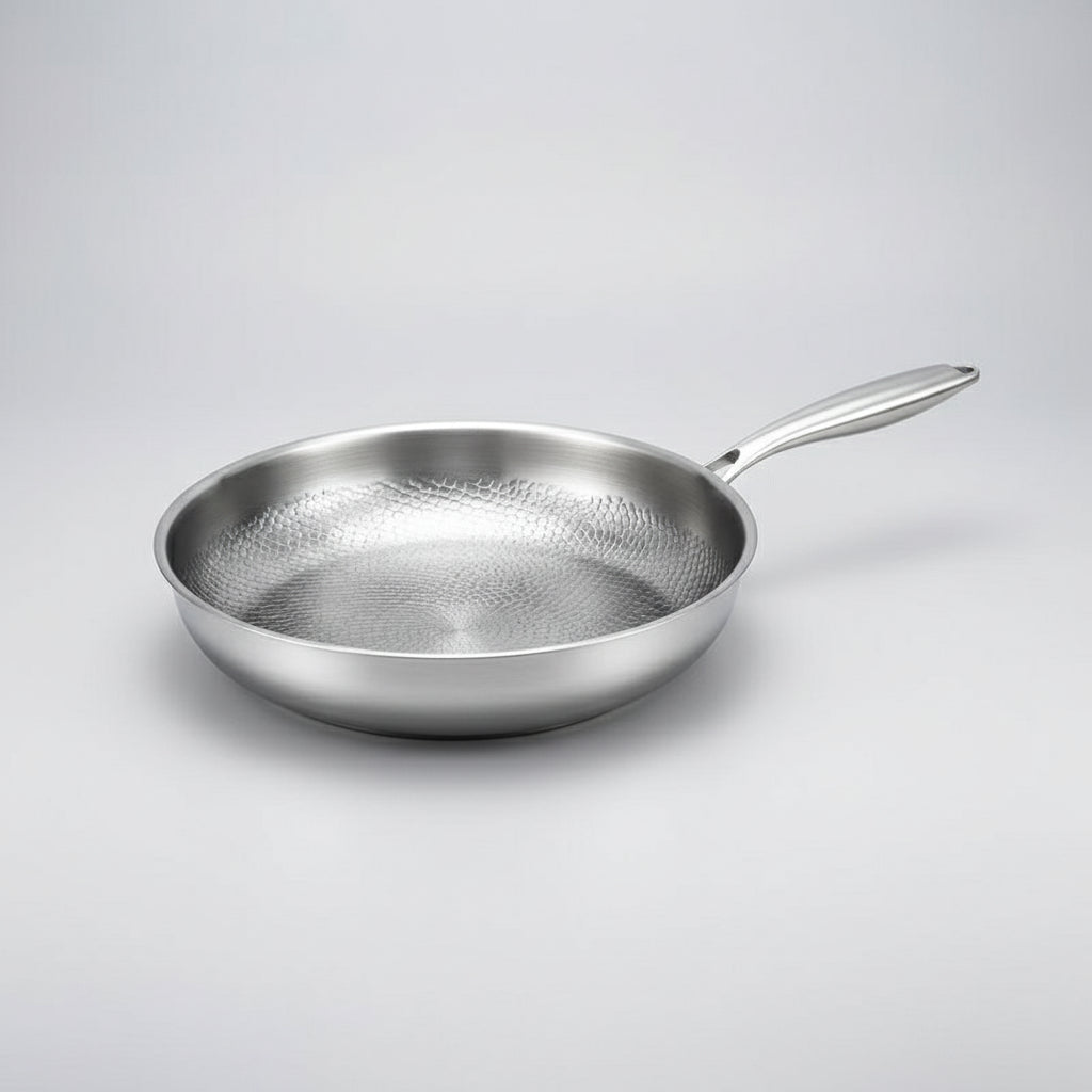 Premium Titanium Hammered Non-Stick Frying Pan for Durable, Chemical-Free Cooking and Superior Heat Performance