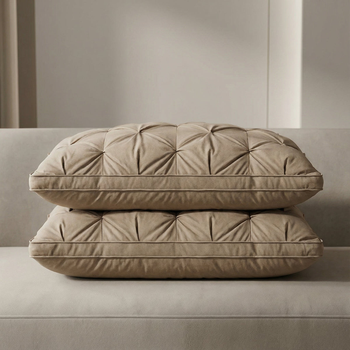 Down Pillow | Luxurious Soft Support | Breathable Cotton Cover
