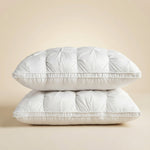 Down Pillow | Luxurious Soft Support | Breathable Cotton Cover