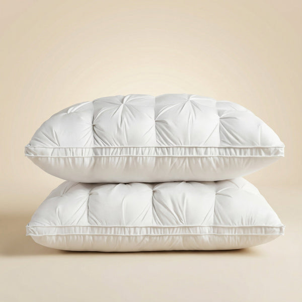 Down Pillow | Luxurious Soft Support | Breathable Cotton Cover