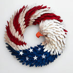 Rustic Eagle Wreath for Patriotic Home Decor