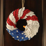 Rustic Eagle Wreath for Patriotic Home Decor