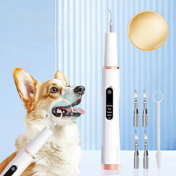 Advanced Ultrasonic Teeth Cleaning Device for Pets with 5 Care Levels