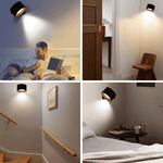 Rechargeable Wireless Wall Lamp – 360° Adjustable LED Lighting (USB)