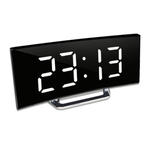 Digital LED Mirror Alarm Clock | Auto Dimming Glare-Free Design