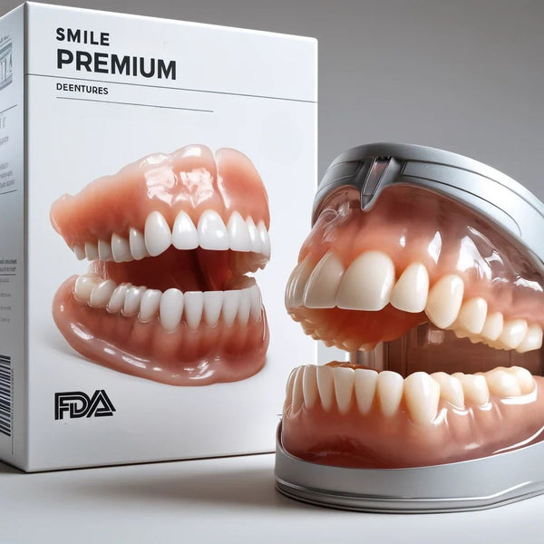 Custom Full Dentures – Genuine Ivory and White Smile