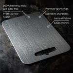 100% Medical Grade Titanium Cutting Board