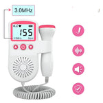 LCD Fetal Heart Rate Monitor for Home Use with 3MHz Probe