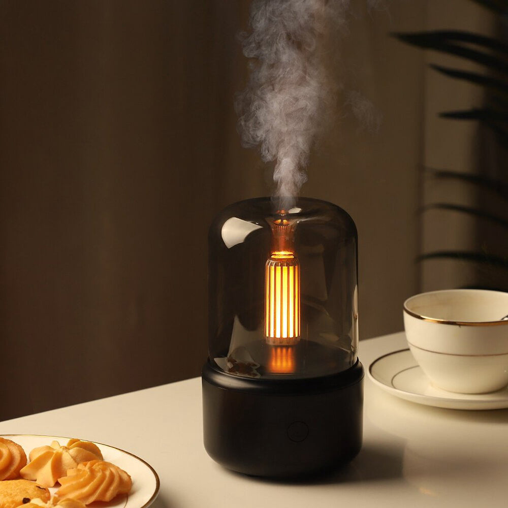 Essential Oil Diffuser and Humidifier with LED Light for Aromatherapy