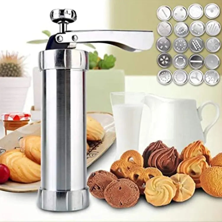 Stainless Steel Cookie Press | Ideal for Uniform Cookies