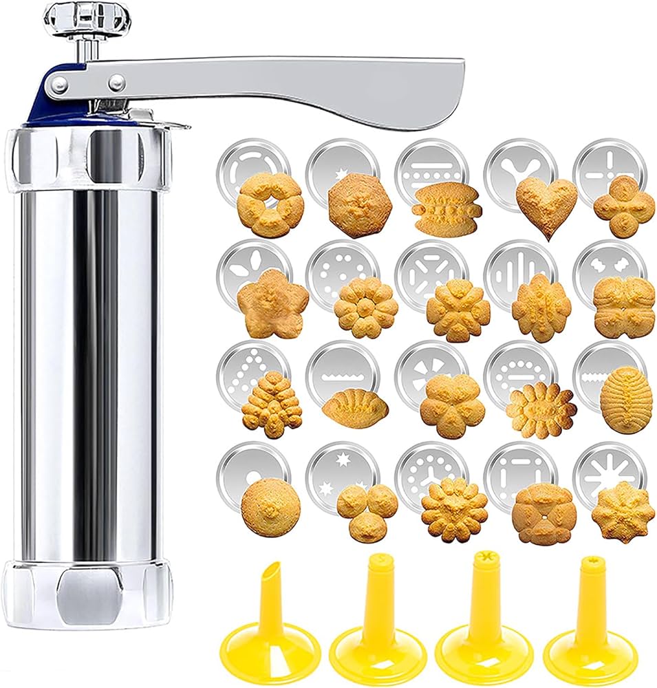 Stainless Steel Cookie Press | Ideal for Uniform Cookies