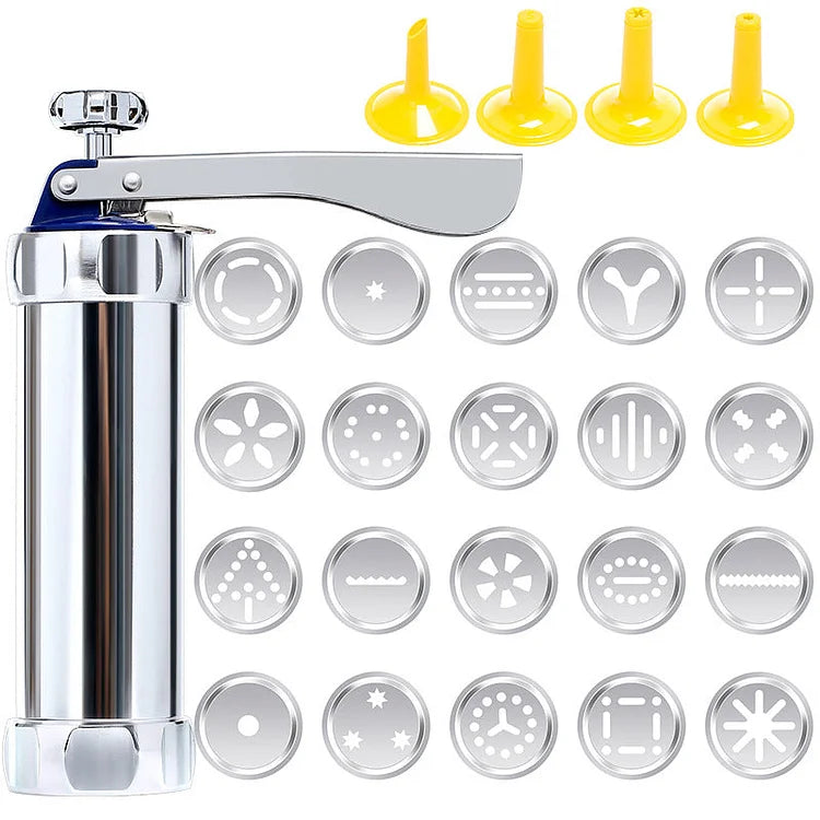 Stainless Steel Cookie Press | Ideal for Uniform Cookies