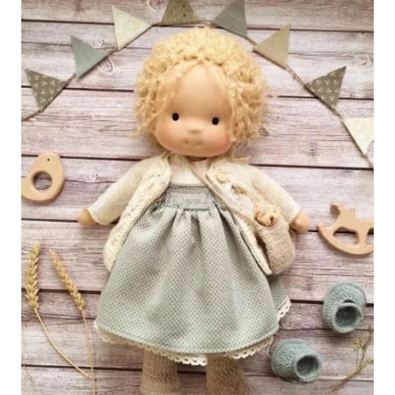 Handmade Cotton Waldorf Doll for Creative Play