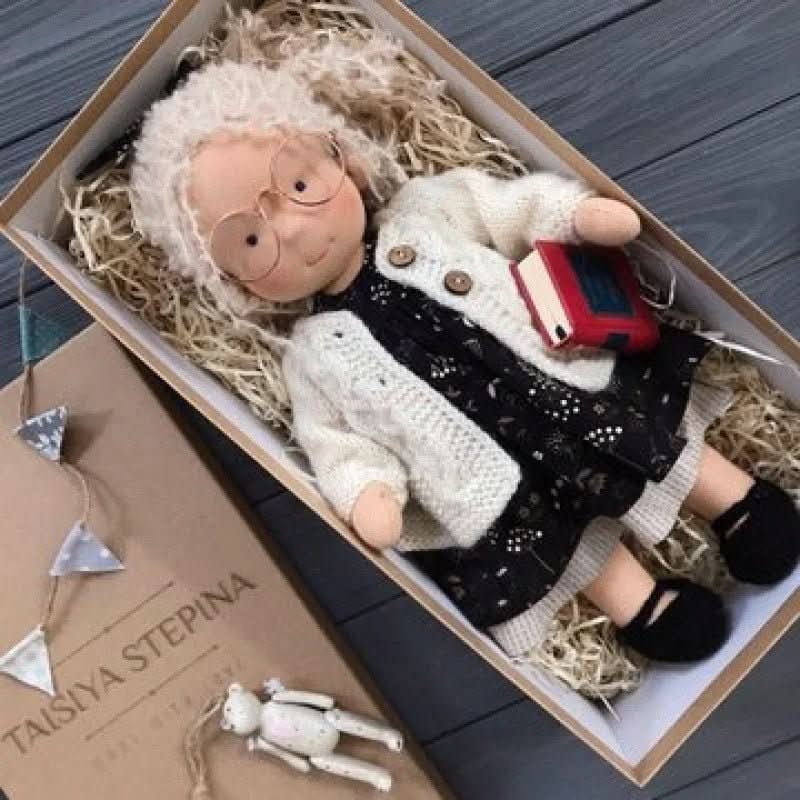 Handmade Cotton Waldorf Doll for Creative Play