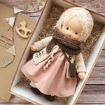 Handmade Cotton Waldorf Doll for Creative Play