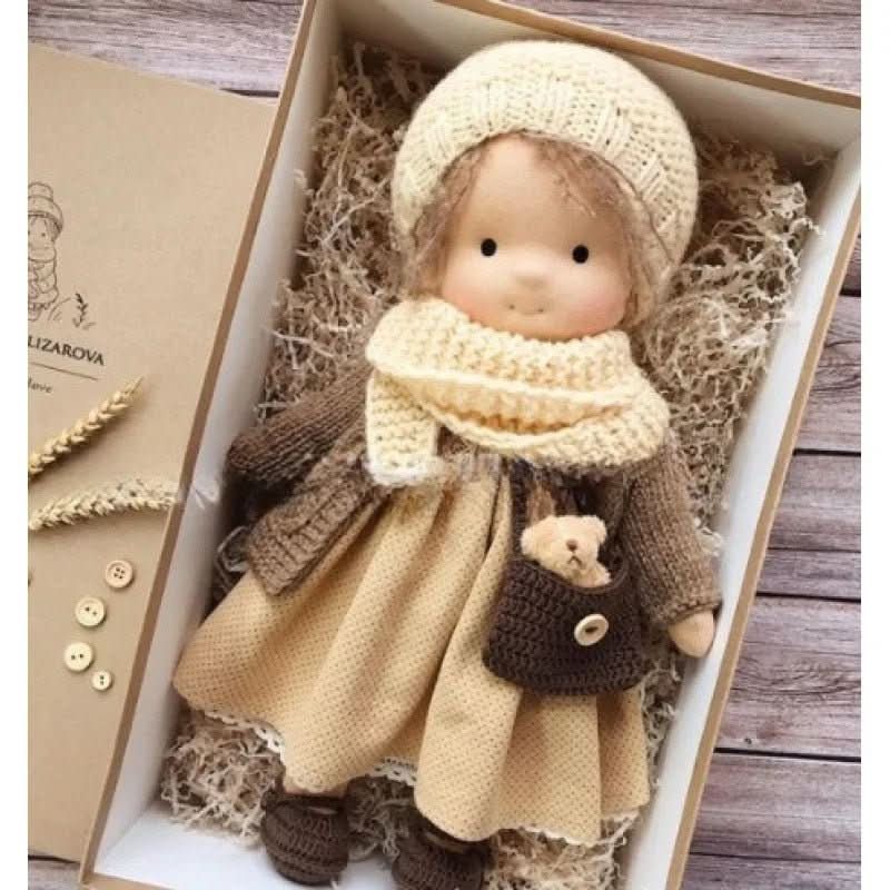 Handmade Cotton Waldorf Doll for Creative Play