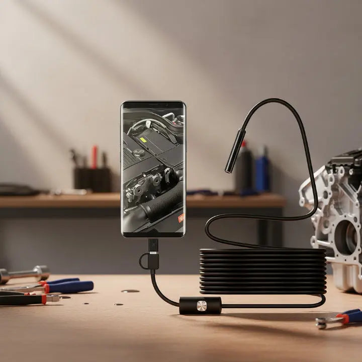 High-Definition Endoscope Camera – Explore Any Space – Save Over €180 on Repair Expenses