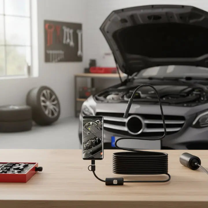 High-Definition Endoscope Camera – Explore Any Space – Save Over €180 on Repair Expenses