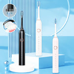 Sonic Electric Toothbrush | 6 Modes & IPX7 Waterproof | Available in White, Black, Pink