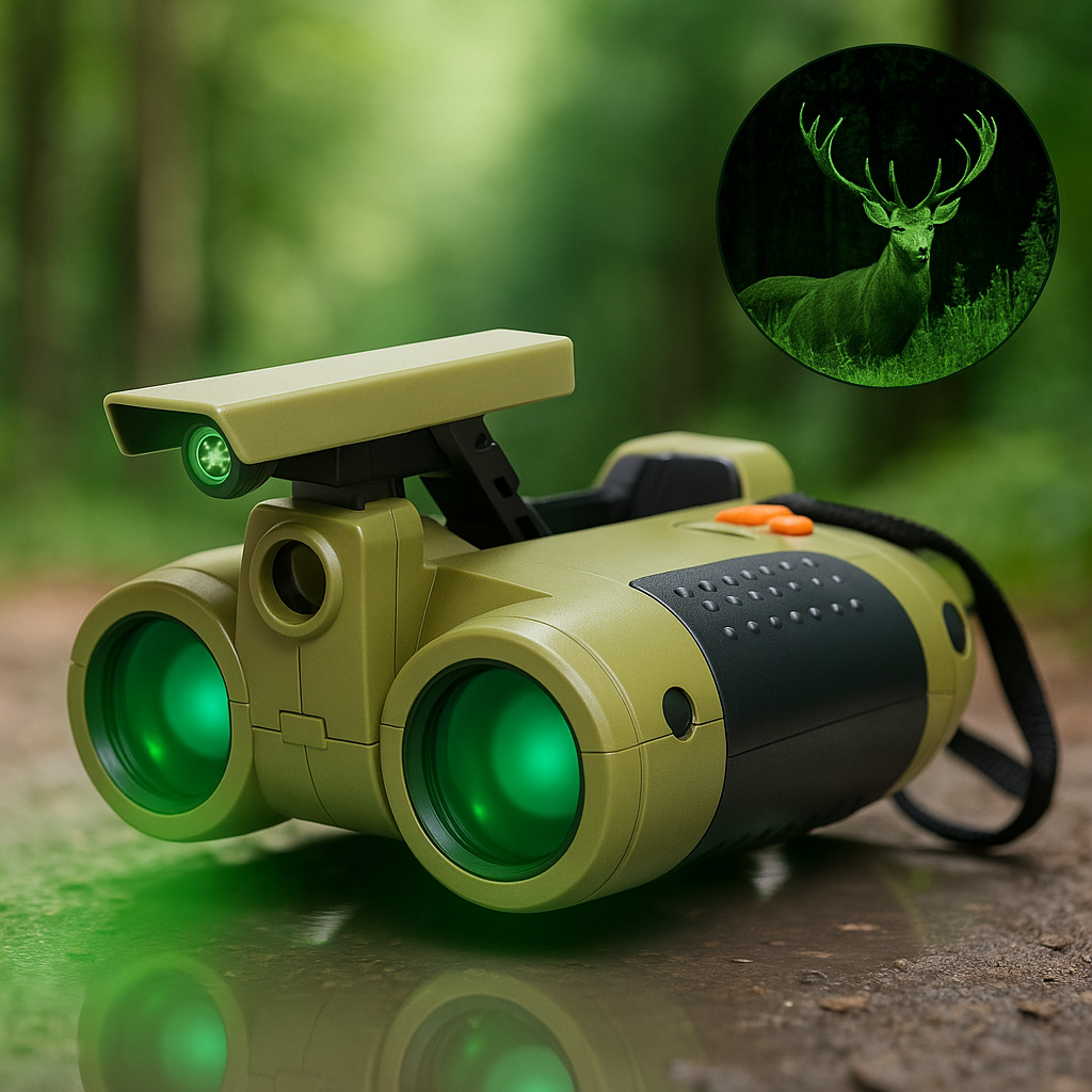 Night Vision Binoculars for Kids | 4x30 Magnification | Durable and Waterproof