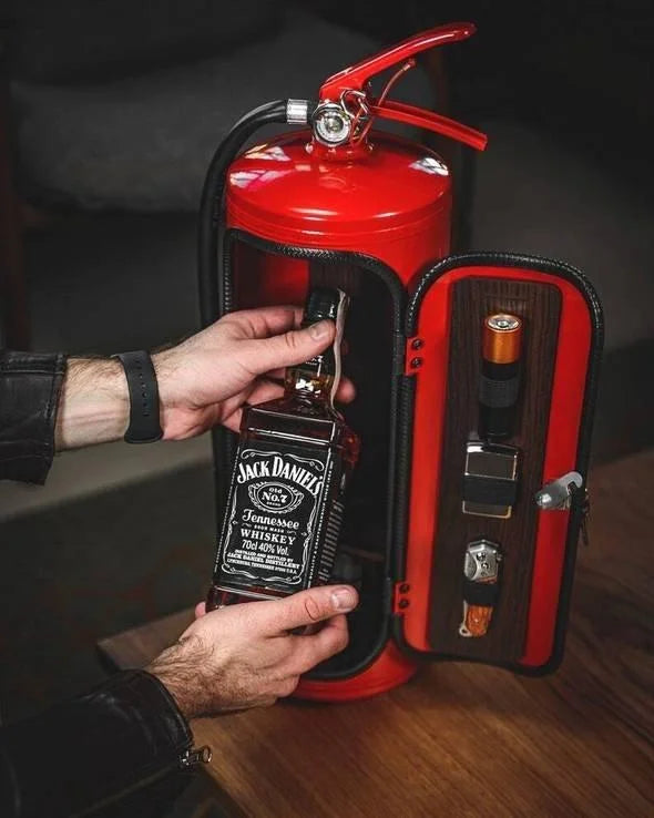 Fire Extinguisher | Concealed Fire Extinguisher with Secret Drink Compartment