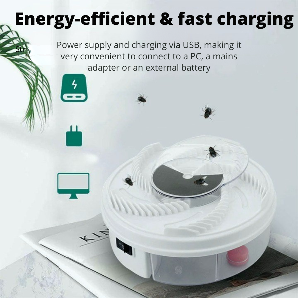 Silent Insect Trap | Chemical-Free Fly Trap with Bait