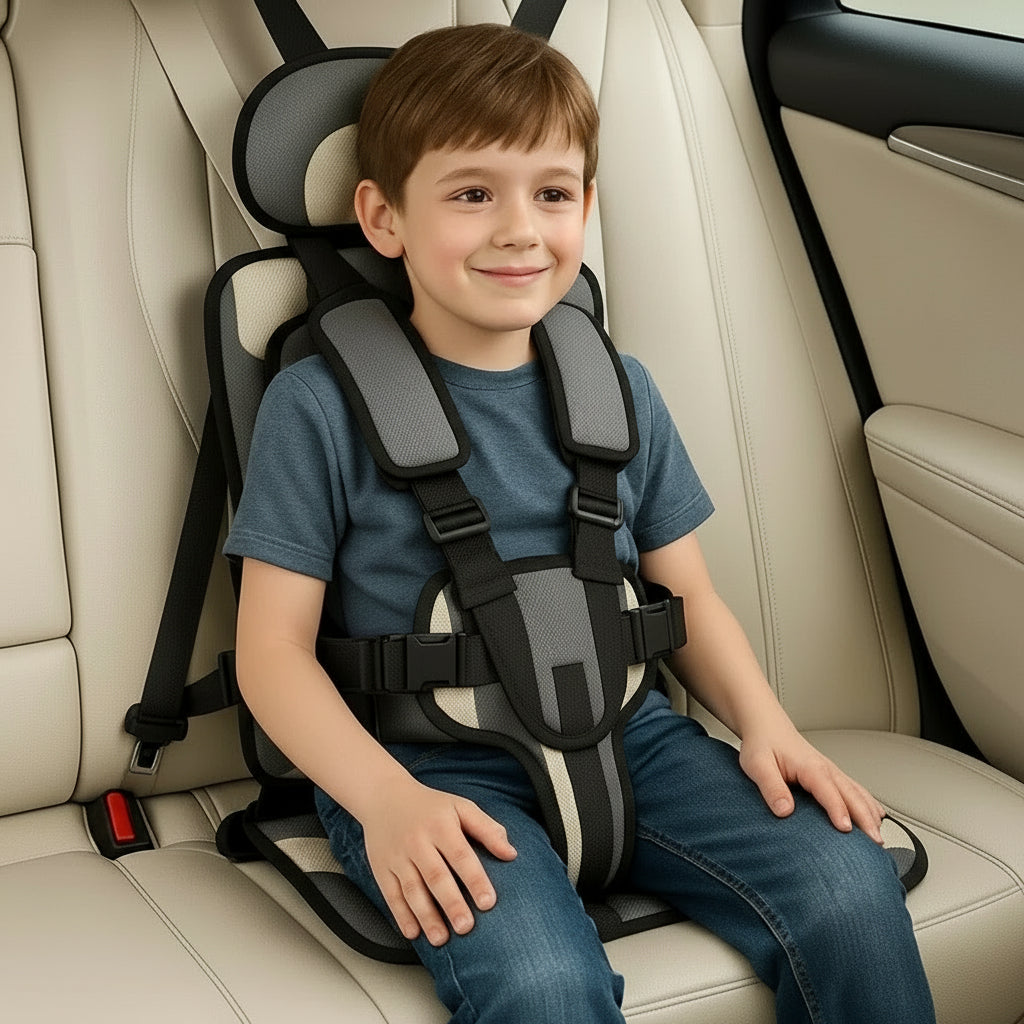 Portable Children's Car Seat with Five-Point Harness