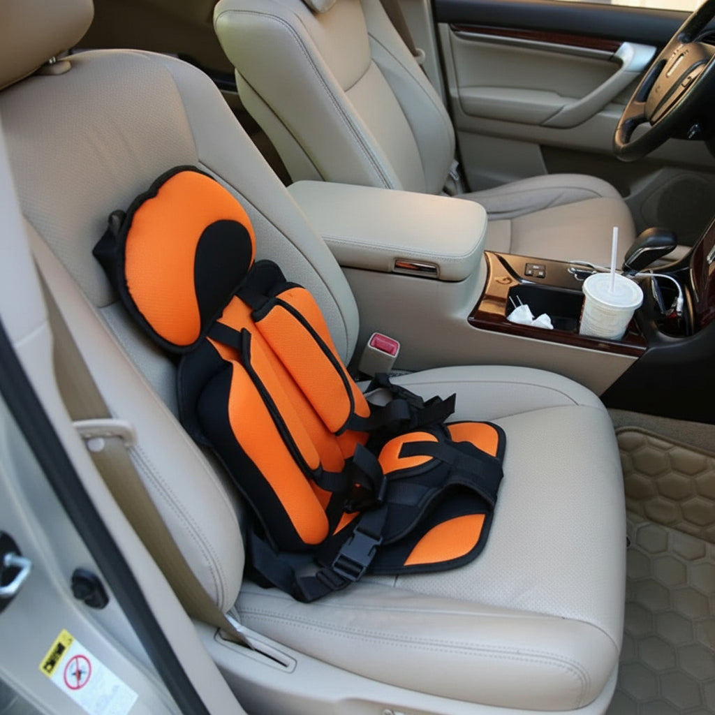 Portable Children's Car Seat with Five-Point Harness