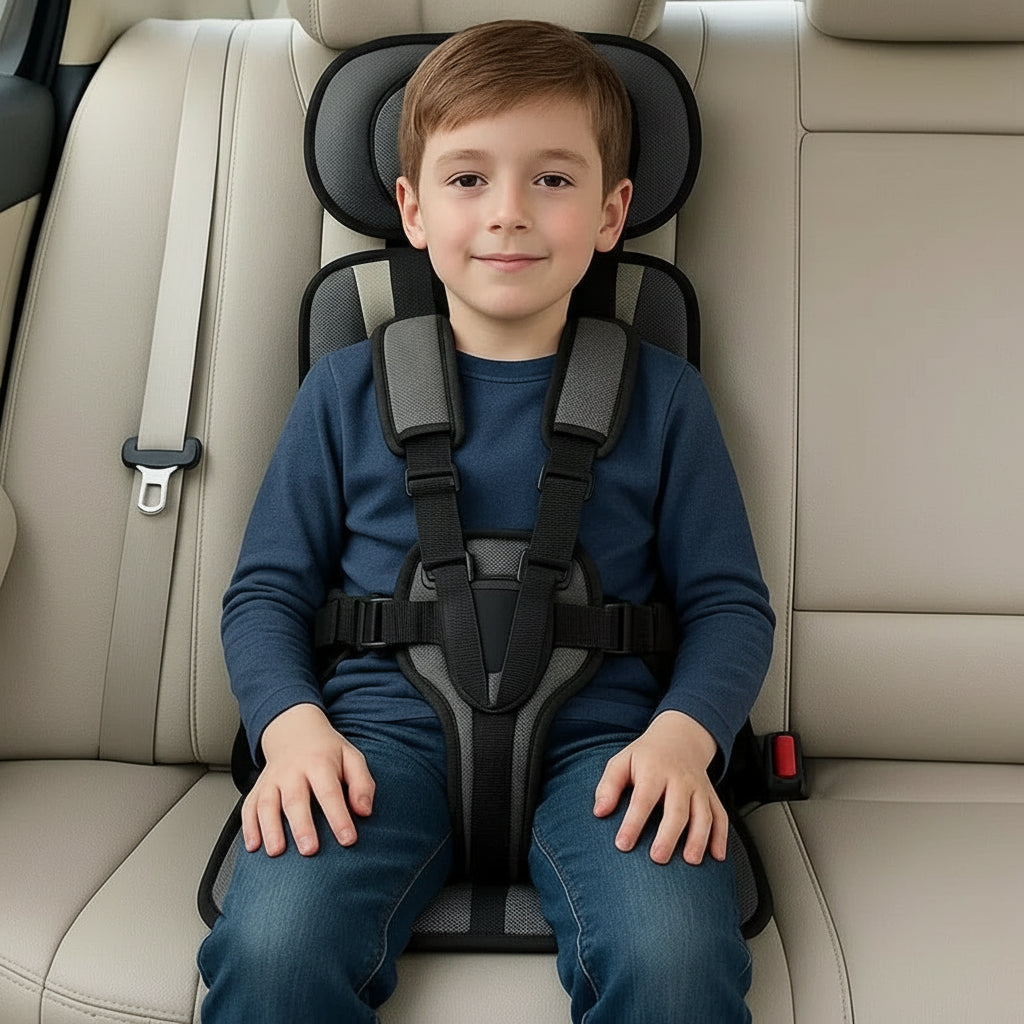 Portable Children's Car Seat with Five-Point Harness