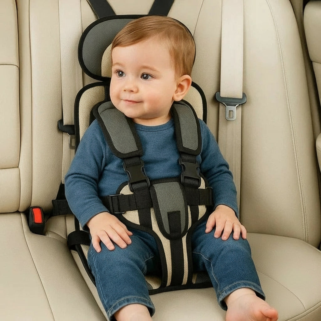 Portable Children's Car Seat with Five-Point Harness