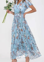 Elegant Floral Midi Dress