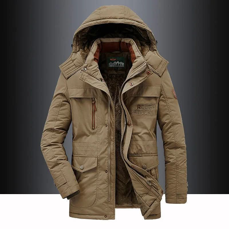 Warming Parka with Windproof Fleece Lining