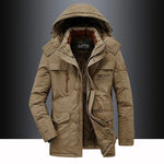 Warming Parka with Windproof Fleece Lining