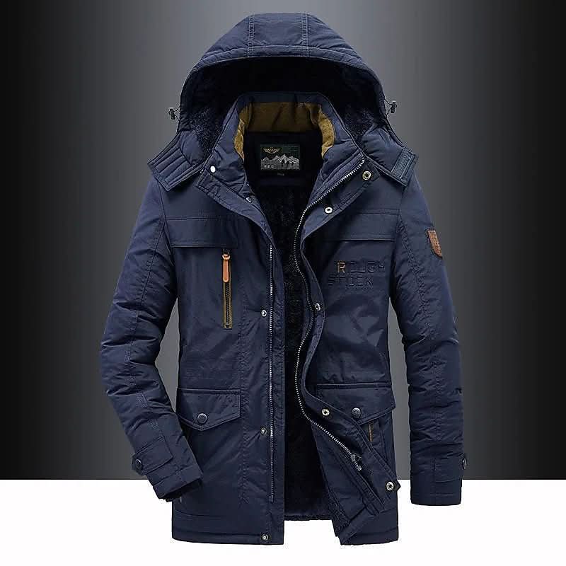Warming Parka with Windproof Fleece Lining