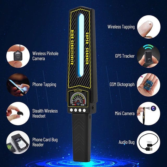 Advanced GPS Tracker Detector – High-Performance Bug Sweeper for Hidden Cameras and Trackers