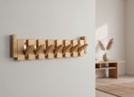 Creative Wooden Coat Rack for Hallway and Entrance