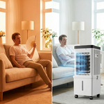 3-in-1 Air Cooler with 15L Water Tank – Cools, Humidifies, and Purifies