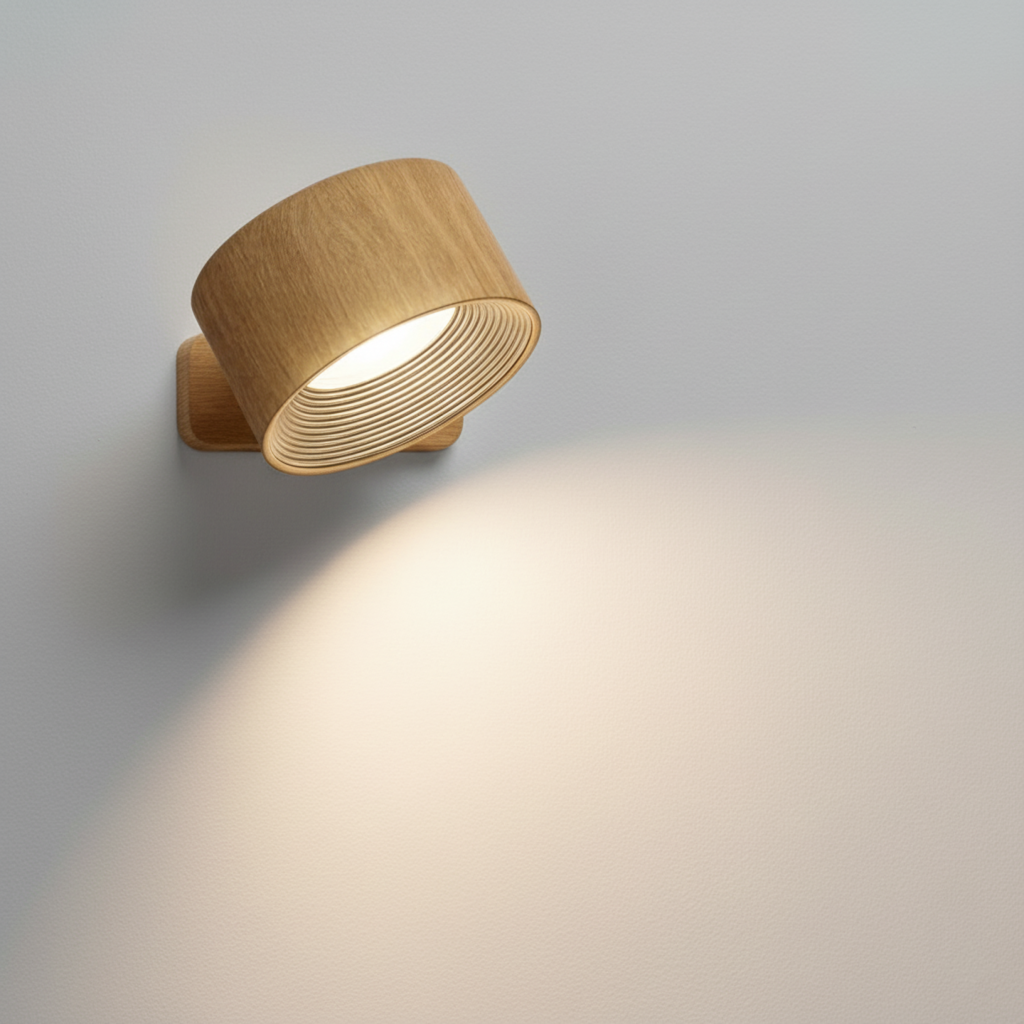 Rechargeable Wireless Wall Lamp – 360° Adjustable LED Lighting (USB)
