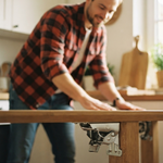 90° Folding Bracket with Auto-Lock – Set of 2, Supports up to 225 kg, Easy 5-Minute Installation