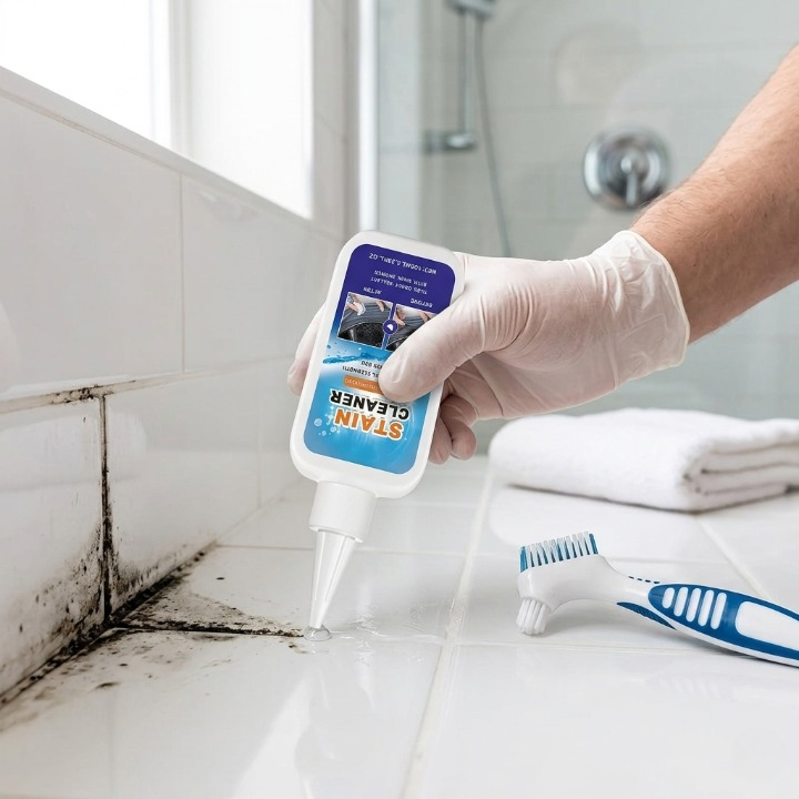 Mold Remover Gel with Brush - Effortless Deep Cleaning, 100 ml
