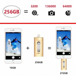 3-in-1 USB Flash Drive — Expanded Storage for Smartphones and Computers