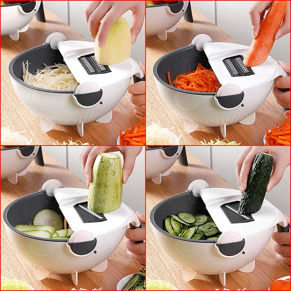 Multifunctional Vegetable Cutter for Cutting, Slicing, and Grating