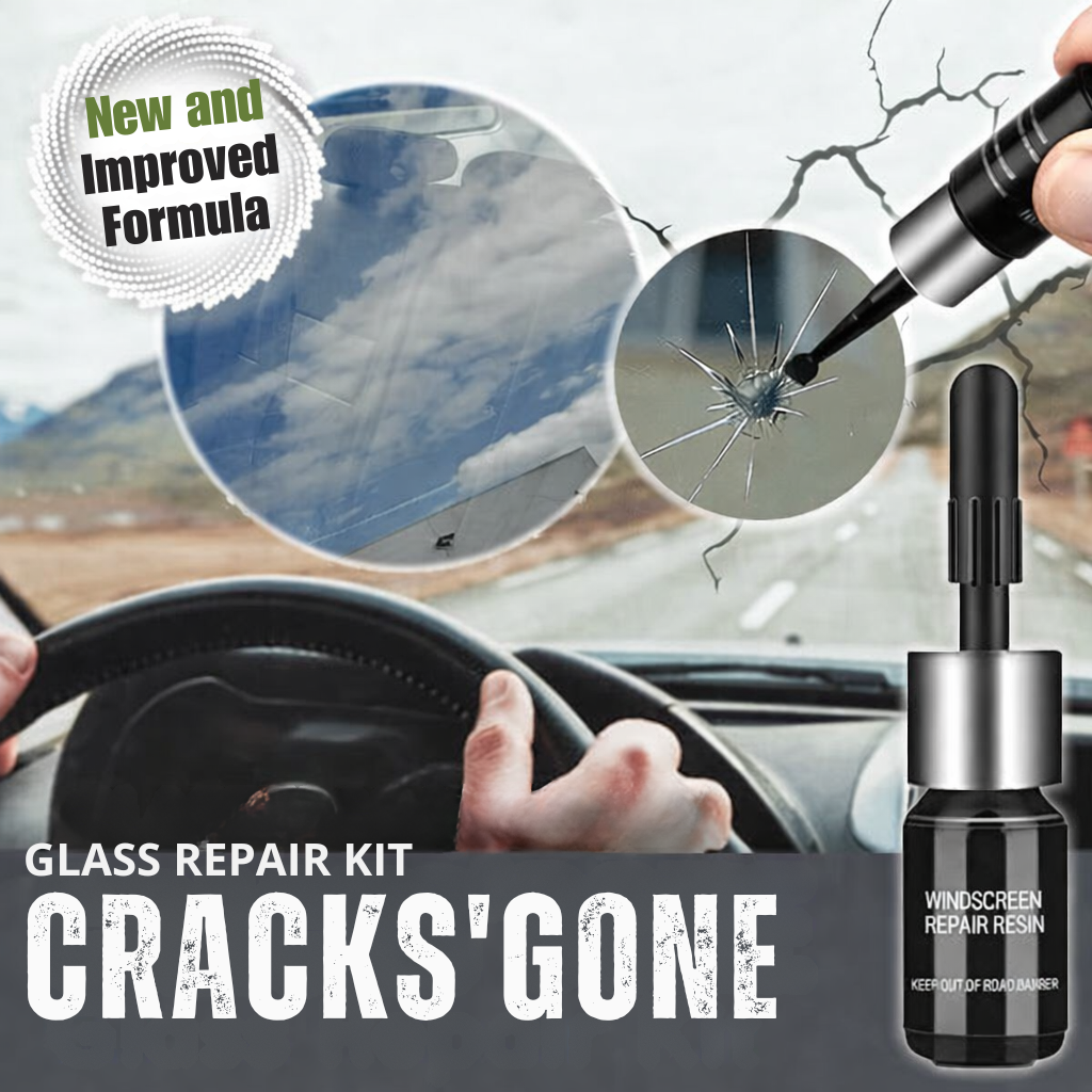 Windshield Repair Kit | Nearly Invisible Seal | Glass Repair Solution