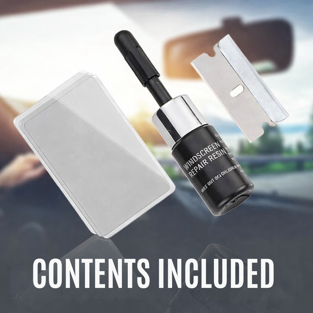 Windshield Repair Kit | Nearly Invisible Seal | Glass Repair Solution