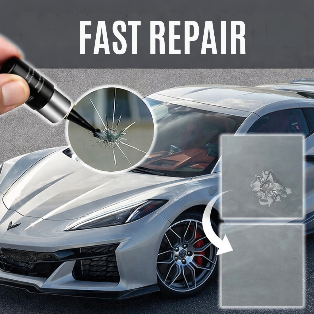 Windshield Repair Kit | Nearly Invisible Seal | Glass Repair Solution