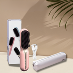 Hair Straightener | Cordless Straightening Brush | Quick Styling & Shiny Finish