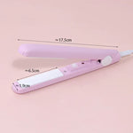 2-in-1 Hair Straightener and Mini Curling Iron with Cera-Mic Ceramic Technology