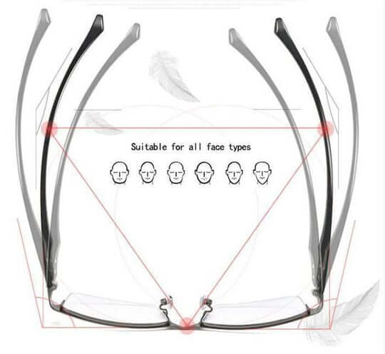 Progressive Glasses | Multifocal Lenses for Near and Distant Vision | Anti-Reflective Coating and UV Protection